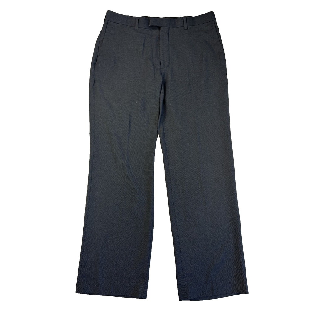Perry Ellis Portfolio Men's 34X30 Blue Modern Fit Dress Pants‎ Business Office